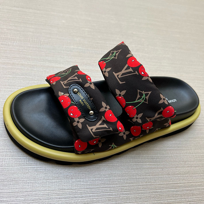 メンズ・レディース兼用 ルイヴィトン LV ボンディア サンダル デニム プールピロー ミュール 2629041 ミュール 可愛い ブランド - 画像 (5)