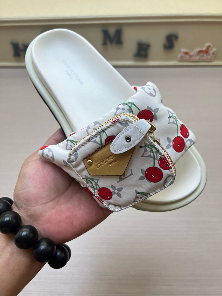 メンズ・レディース兼用 ルイヴィトン Louis Vuitton × 村上隆 サンダル LVリミックス 2629042 ルイヴィトンレディースサンダル - 画像 (3)