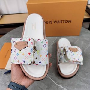 ルイヴィトン サンダル 白