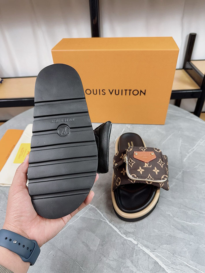 メンズ・レディース兼用 ルイヴィトン Louis Vuitton × 村上隆 サンダル LVリミックス 2629046 ルイヴィトン サンダル 厚底 - 画像 (9)