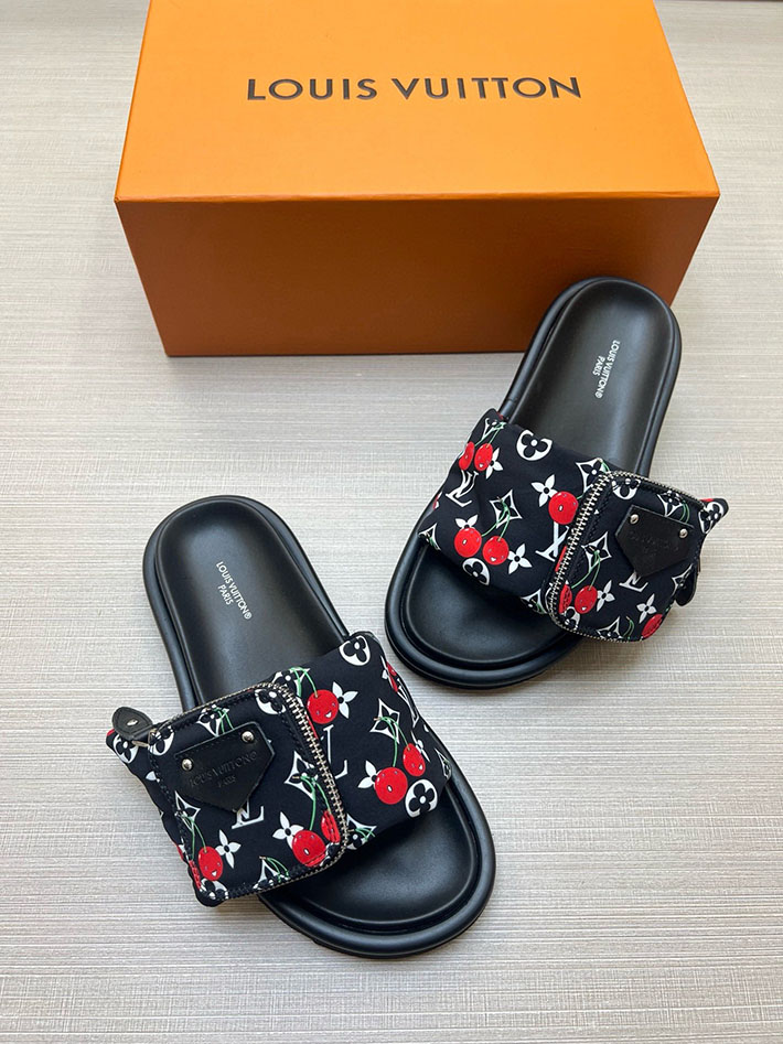 メンズ・レディース兼用 ルイヴィトン Louis Vuitton × 村上隆 サンダル LVリミックス 2629047 ヴィトン サンダル モノグラム - 画像 (2)