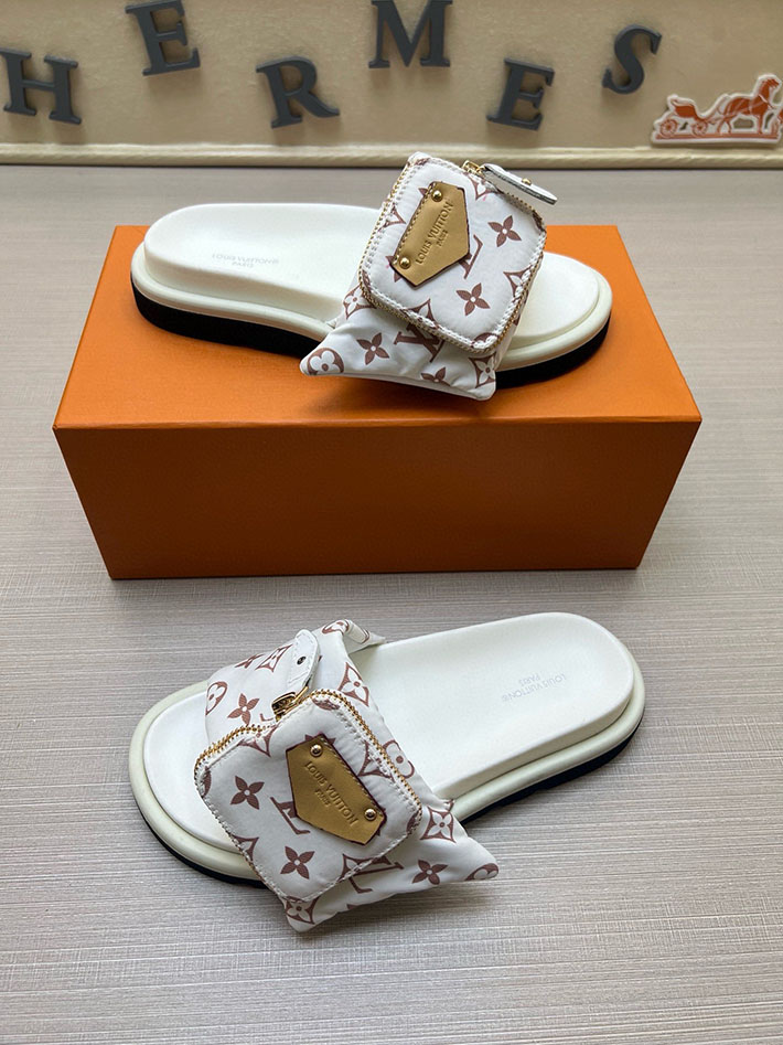 メンズ・レディース兼用 ルイヴィトン Louis Vuitton × 村上隆 サンダル LVリミックス 2629048 長時間歩いても疲れないサンダル おしゃれ - 画像 (8)