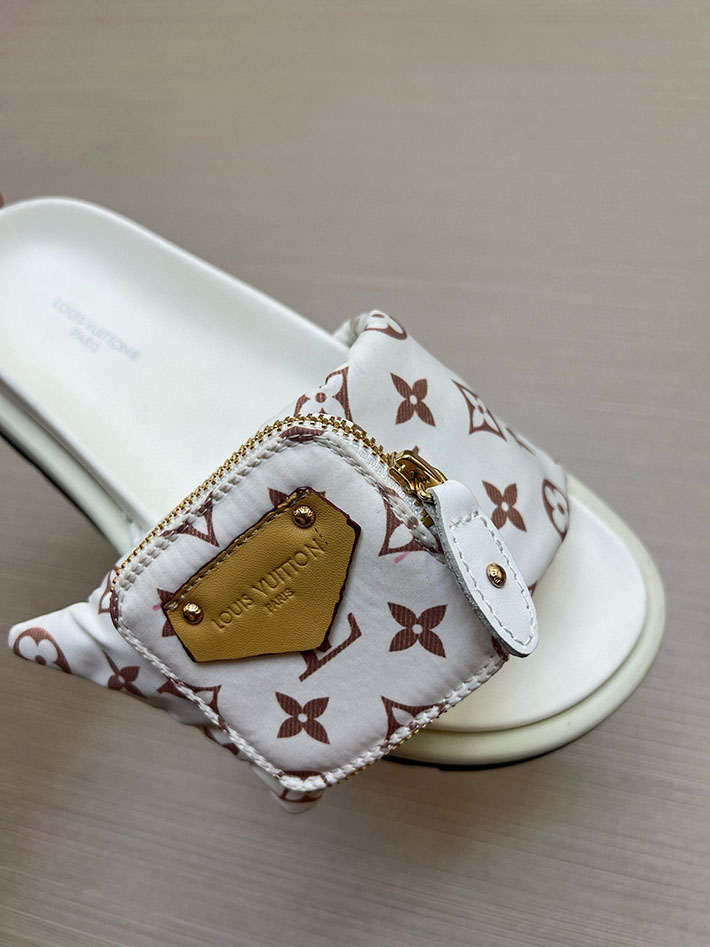 メンズ・レディース兼用 ルイヴィトン Louis Vuitton × 村上隆 サンダル LVリミックス 2629048 長時間歩いても疲れないサンダル おしゃれ - 画像 (7)