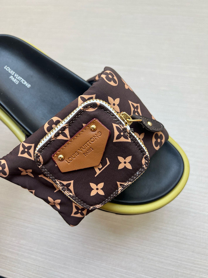 メンズ・レディース兼用 ルイヴィトン Louis Vuitton × 村上隆 サンダル LVリミックス 2629049 1日 歩いても疲れないサンダル - 画像 (7)