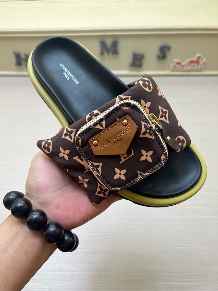 メンズ・レディース兼用 ルイヴィトン Louis Vuitton × 村上隆 サンダル LVリミックス 2629049 1日 歩いても疲れないサンダル - 画像 (3)