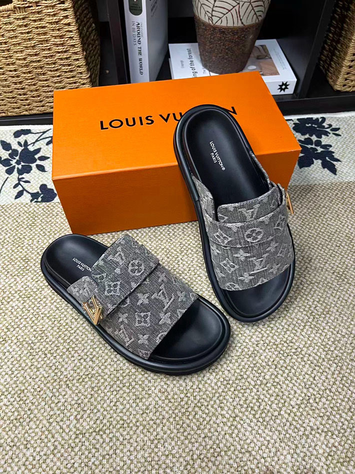 メンズ・レディース兼用 ルイヴィトン LV イージー ミュール サンダル ウォーターフロント 2629063 夏 サンダル メンズ おしゃれ - 画像 (2)