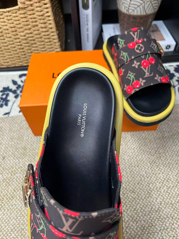 メンズ・レディース兼用 ルイヴィトン LV プールピローライン フラット コンフォート ミュール フラットサンダル 2629066 ヴィトン サンダル 厚底 - 画像 (7)
