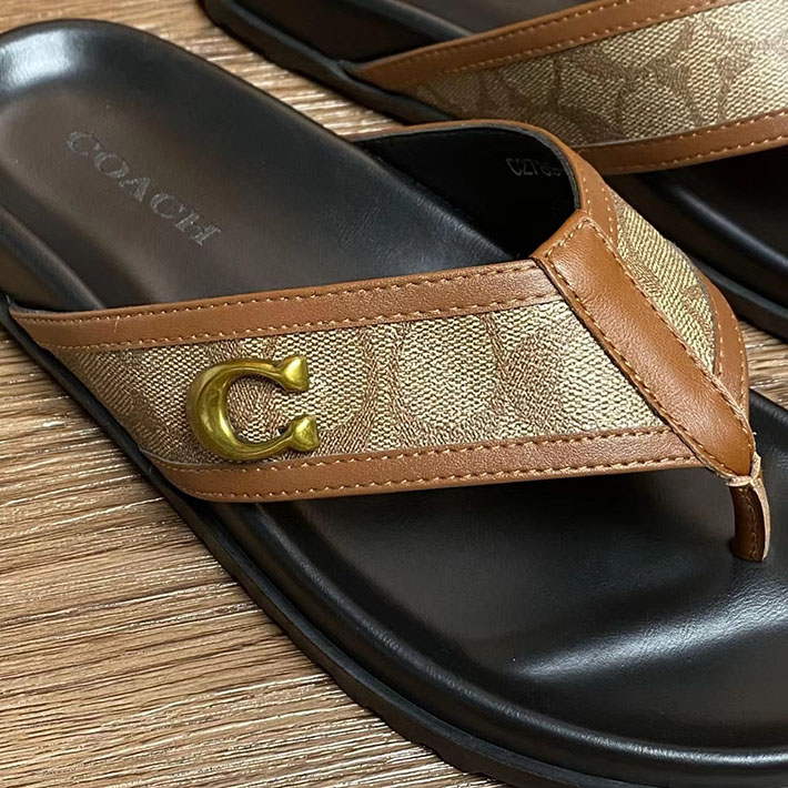 最高級コーチスーパーコピー COACH フリップ フロップ・シグネチャー キャンバス 2629069 コーチ サンダル アウトレット - 画像 (9)