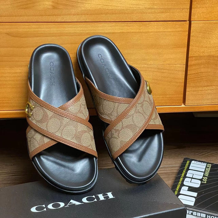 最高級コーチスーパーコピー COACH クロスオーバー サンダル シグネチャー メンズ 2629071 コーチ サンダル メンズ アウトレット - 画像 (6)