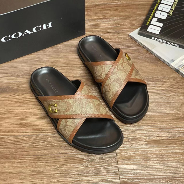 最高級コーチスーパーコピー COACH クロスオーバー サンダル シグネチャー メンズ 2629071 コーチ サンダル メンズ アウトレット - 画像 (4)