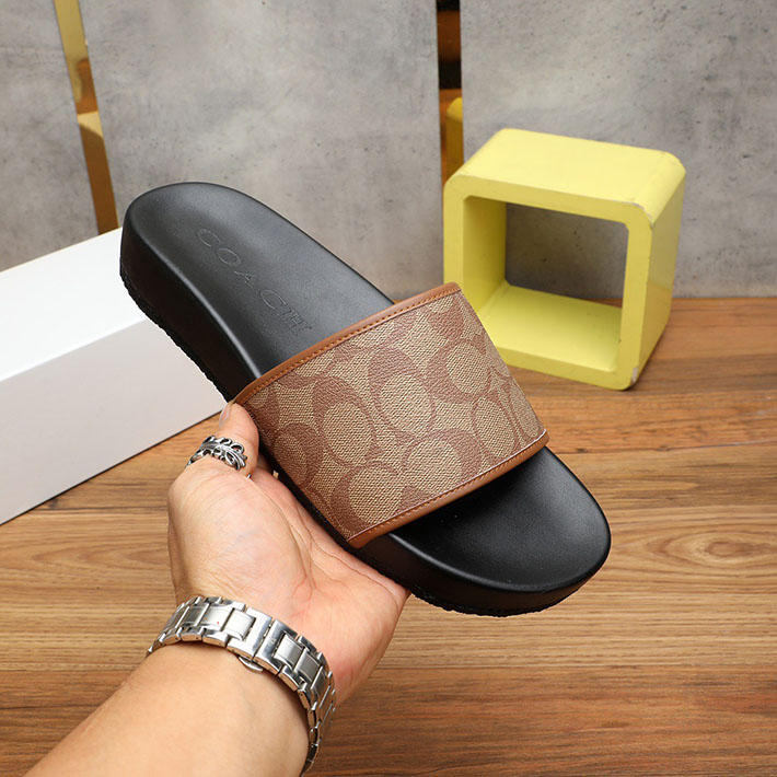 最高級コーチスーパーコピー COACH ユーデル スポーツ スライド シグネチャー ぺたんこ 歩きやすい 2629078 コーチ サンダル メンズ - 画像 (8)