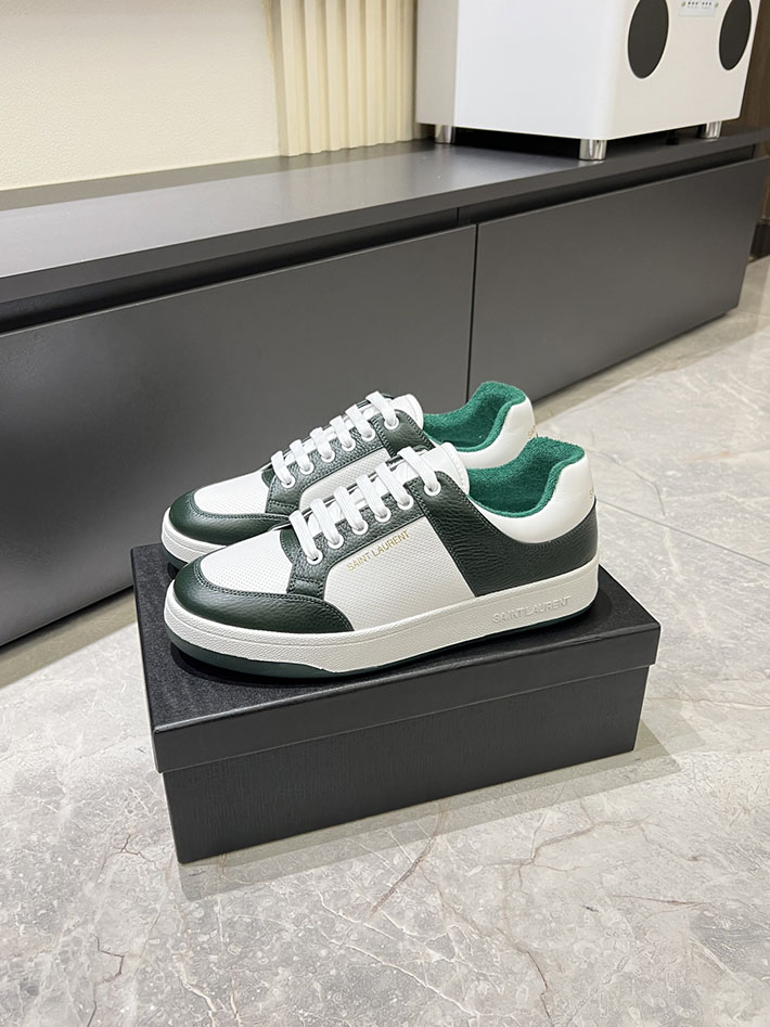 最高級サンローランスーパーコピー Saint Laurent SL/61 ロートップ スニーカー LOW-TOP SNEAKERS 2629094 サン ローラン スニーカー 芸能人 - 画像 (9)