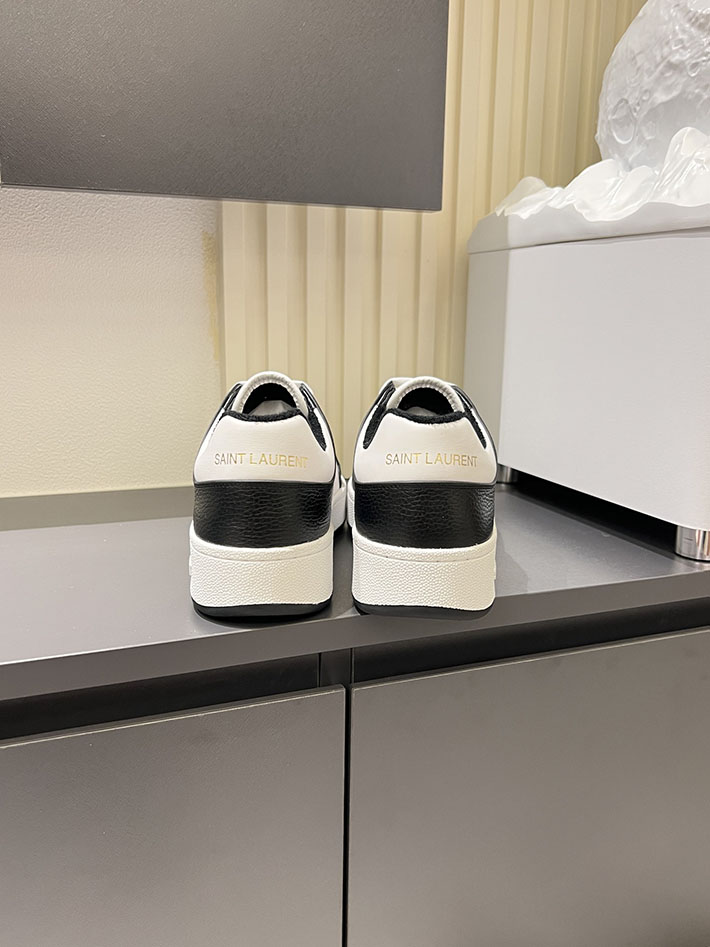 最高級サンローランスーパーコピー Saint Laurent SL/61 ロートップ スニーカー LOW-TOP SNEAKERS 2629097 サン ローラン スニーカー 黒 - 画像 (3)