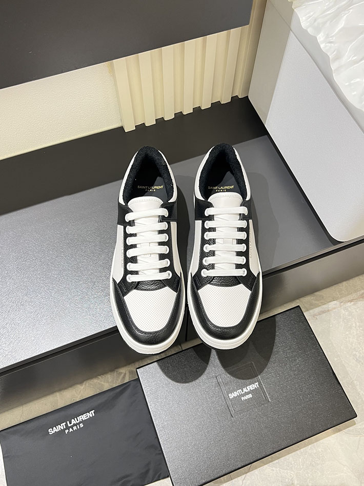 最高級サンローランスーパーコピー Saint Laurent SL/61 ロートップ スニーカー LOW-TOP SNEAKERS 2629097 サン ローラン スニーカー 黒 - 画像 (2)