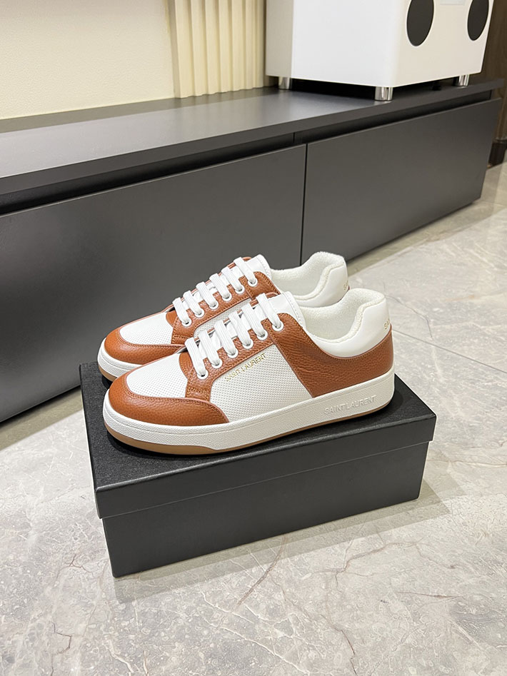最高級サンローランスーパーコピー Saint Laurent SL/61 ロートップ スニーカー LOW-TOP SNEAKERS 2629100 サン ローラン 革靴 メンズ - 画像 (9)