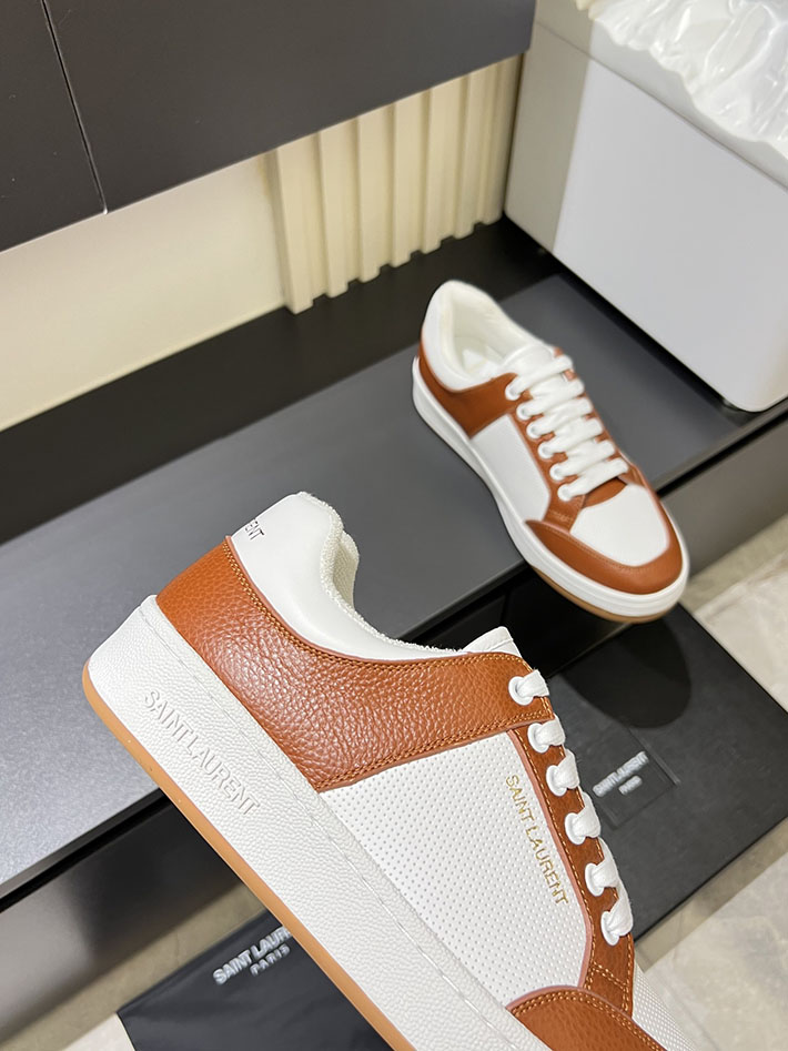最高級サンローランスーパーコピー Saint Laurent SL/61 ロートップ スニーカー LOW-TOP SNEAKERS 2629100 サン ローラン 革靴 メンズ - 画像 (4)
