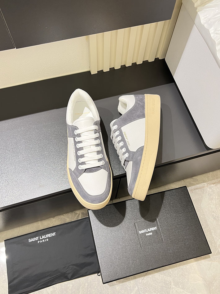 最高級サンローランスーパーコピー Saint Laurent SL/61 ロートップ スニーカー LOW-TOP SNEAKERS 2629107 スニーカー メンズ 流行り - 画像 (8)