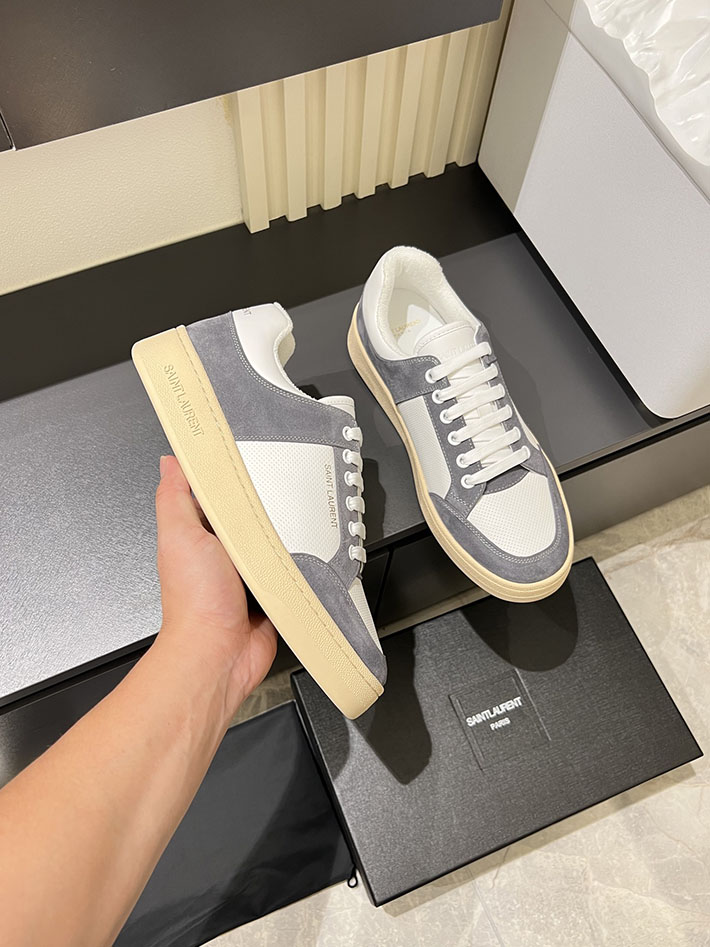 最高級サンローランスーパーコピー Saint Laurent SL/61 ロートップ スニーカー LOW-TOP SNEAKERS 2629107 スニーカー メンズ 流行り - 画像 (6)