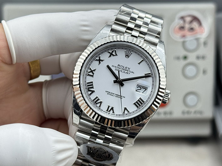 最高級ロレックススーパーコピー ROLEX デイトジャスト41 WGベゼル ホワイト メンズ Ref.126334 ロレックス デイトジャスト 41 - 画像 (6)