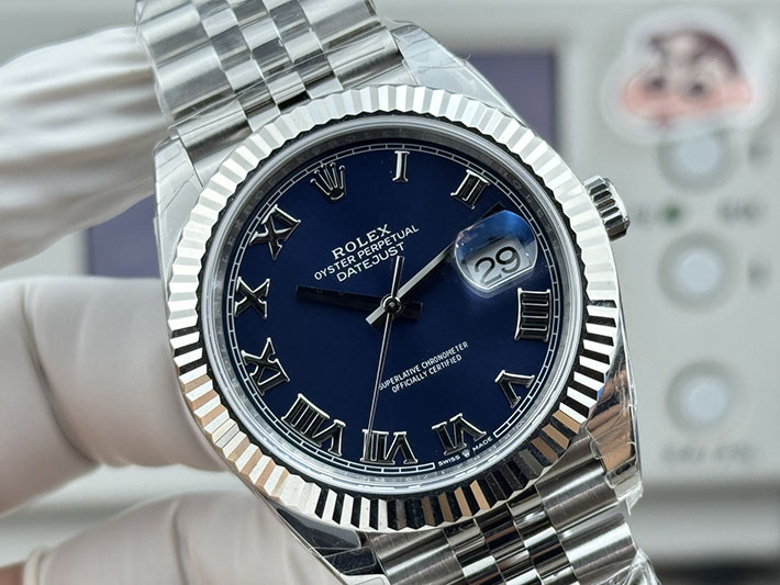 最高級ロレックススーパーコピー ROLEX デイトジャスト 41 126334 ブルー ローマ ジュビリーブレス 2630112 ロレックス 時計 安い順 - 画像 (6)