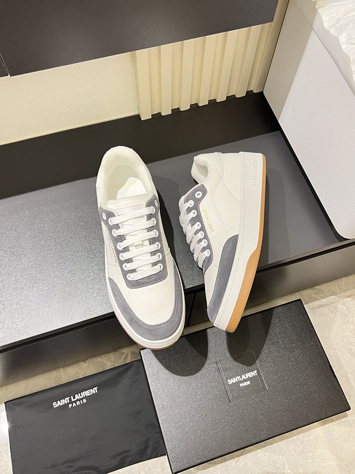 最高級サンローランスーパーコピー Saint Laurent SL/61 ロートップ スニーカー LOW-TOP SNEAKERS 2629126 スニーカー 人気 40代 - 画像 (8)