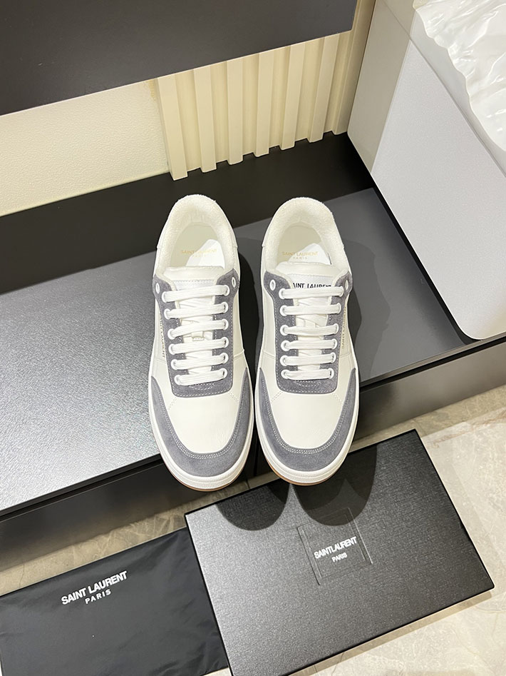 最高級サンローランスーパーコピー Saint Laurent SL/61 ロートップ スニーカー LOW-TOP SNEAKERS 2629126 スニーカー 人気 40代 - 画像 (2)