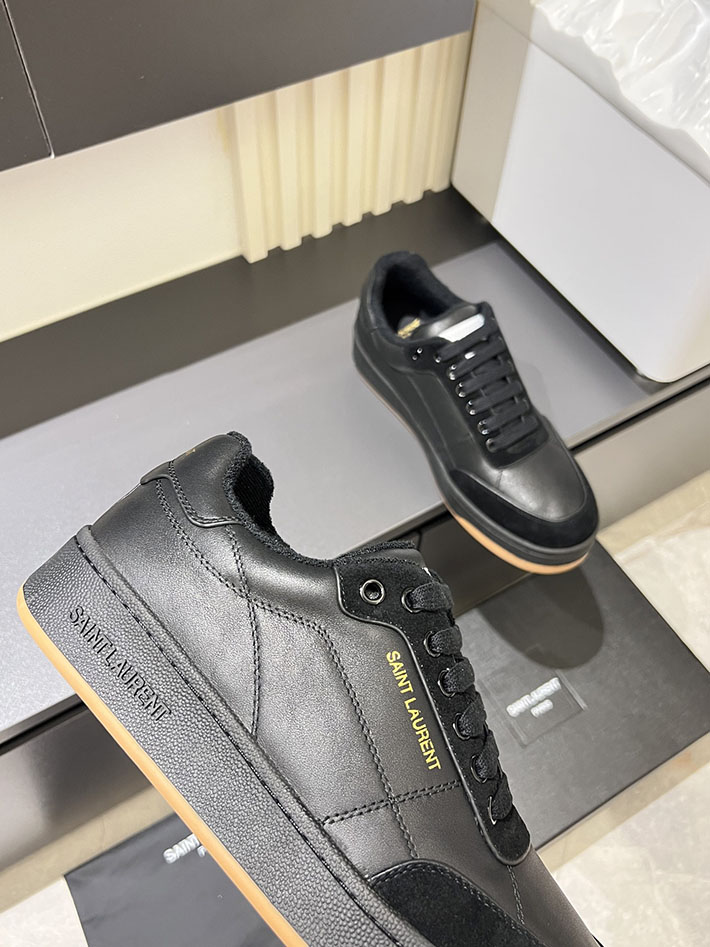 最高級サンローランスーパーコピー Saint Laurent SL/61 ロートップ スニーカー LOW-TOP SNEAKERS 2629127 スニーカー 人気ブランドランキング - 画像 (4)