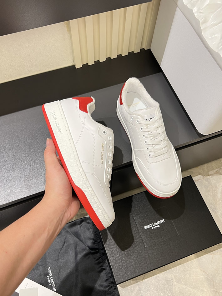 最高級サンローランスーパーコピー Saint Laurent SL/61 ロートップ スニーカー LOW-TOP SNEAKERS 2629131 靴 おしゃれスニーカー - 画像 (5)