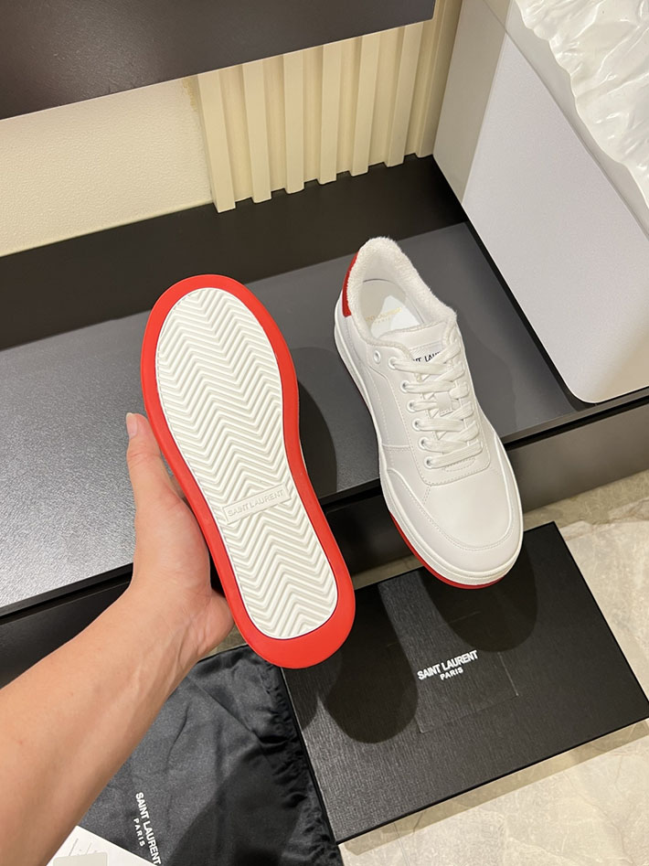 最高級サンローランスーパーコピー Saint Laurent SL/61 ロートップ スニーカー LOW-TOP SNEAKERS 2629131 靴 おしゃれスニーカー - 画像 (4)