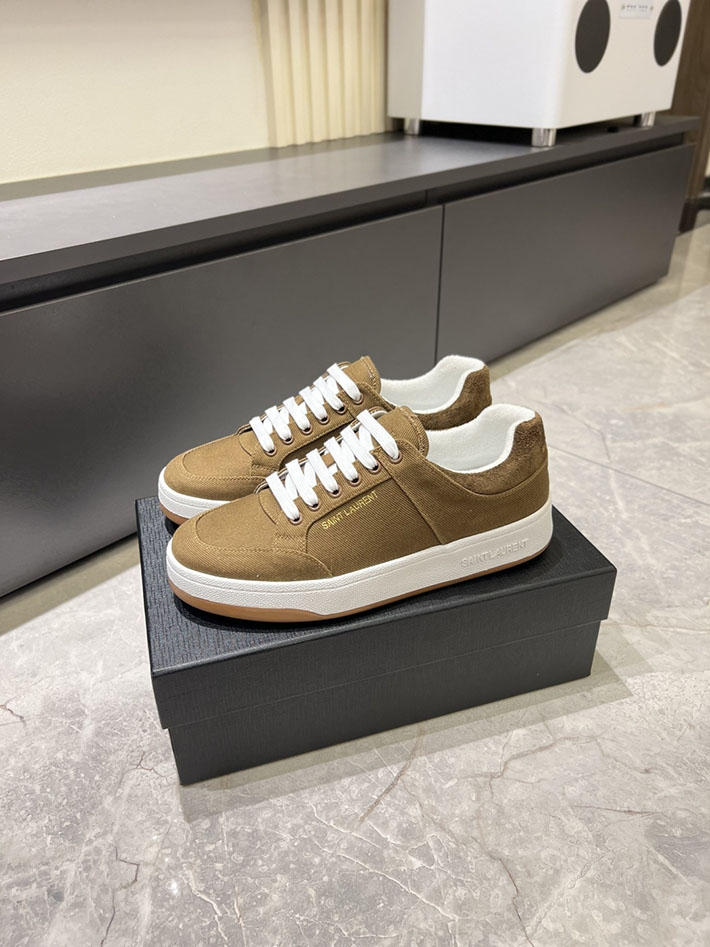 最高級サンローランスーパーコピー Saint Laurent SL/61 ロートップ スニーカー LOW-TOP SNEAKERS 2629135 40代 靴 メンズ カジュアル - 画像 (9)