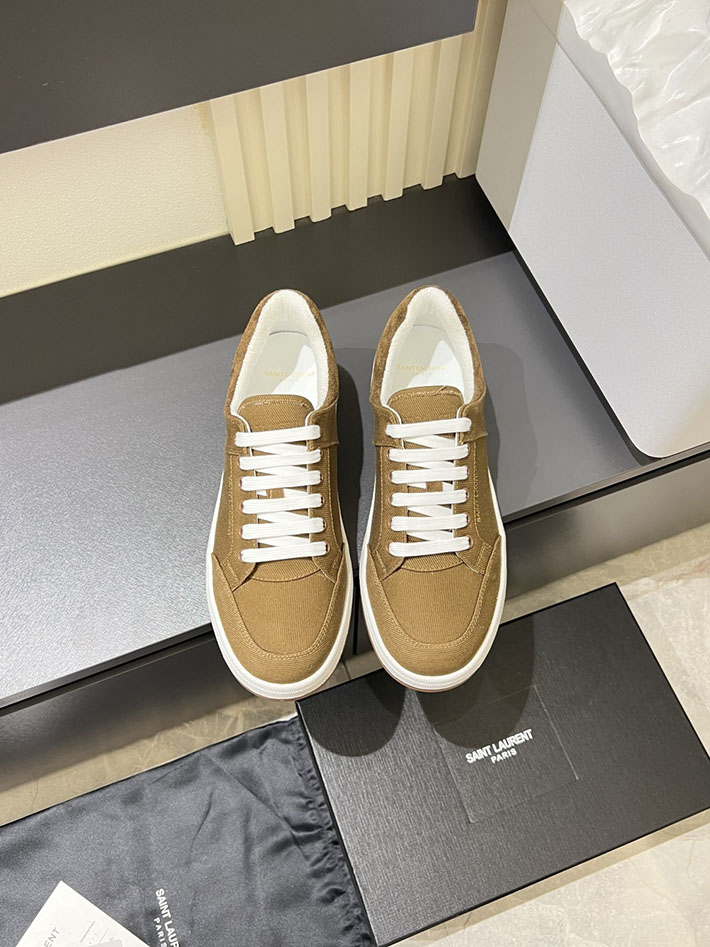 最高級サンローランスーパーコピー Saint Laurent SL/61 ロートップ スニーカー LOW-TOP SNEAKERS 2629135 40代 靴 メンズ カジュアル - 画像 (2)