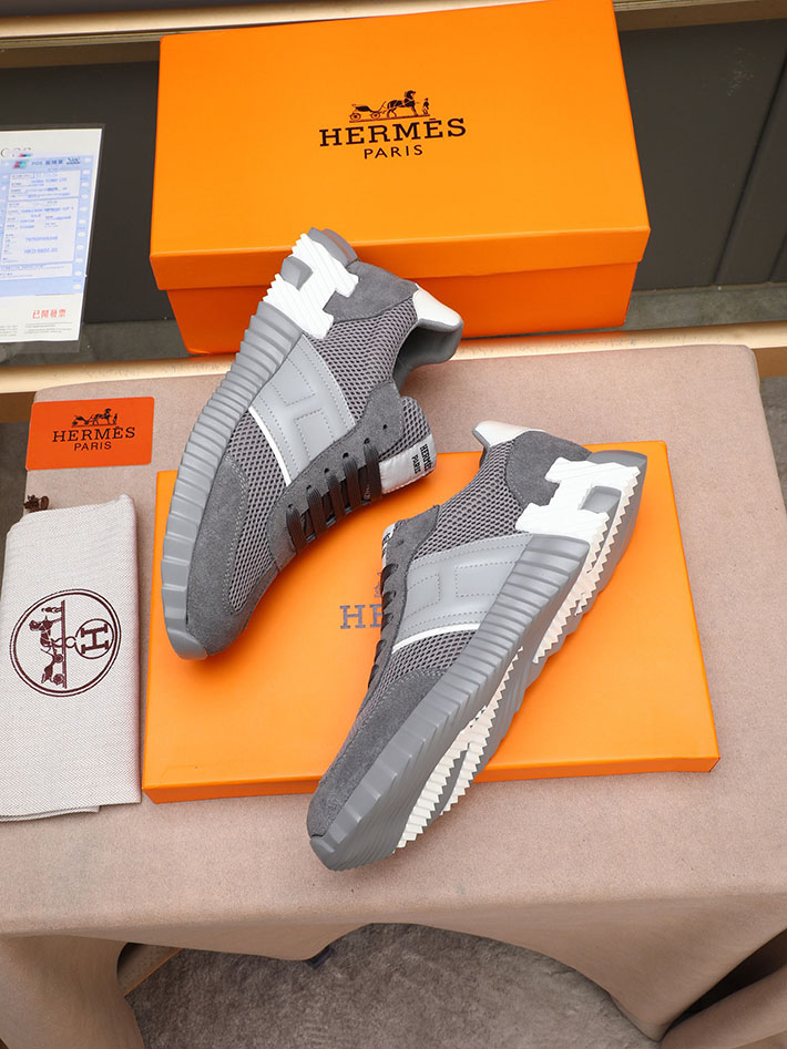 最高級エルメススーパーコピー HERMES トレイル スニーカー Trail sneaker Hロゴ 2629154 エルメス 靴 メンズスニーカー - 画像 (9)