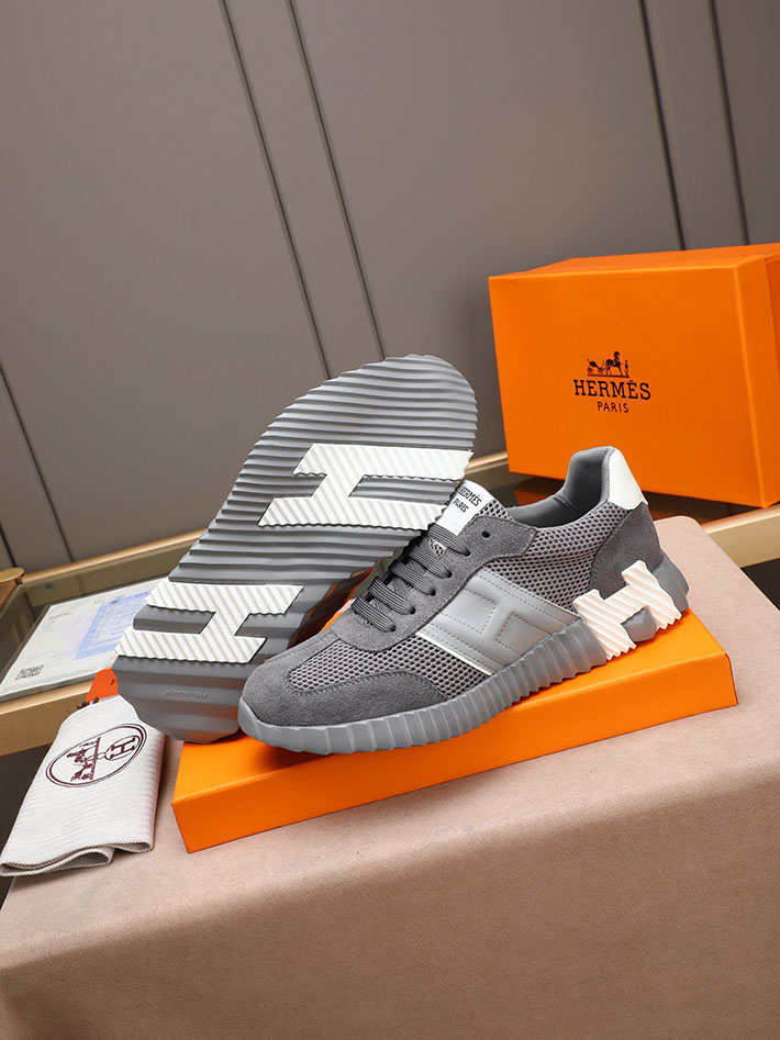 最高級エルメススーパーコピー HERMES トレイル スニーカー Trail sneaker Hロゴ 2629154 エルメス 靴 メンズスニーカー - 画像 (6)