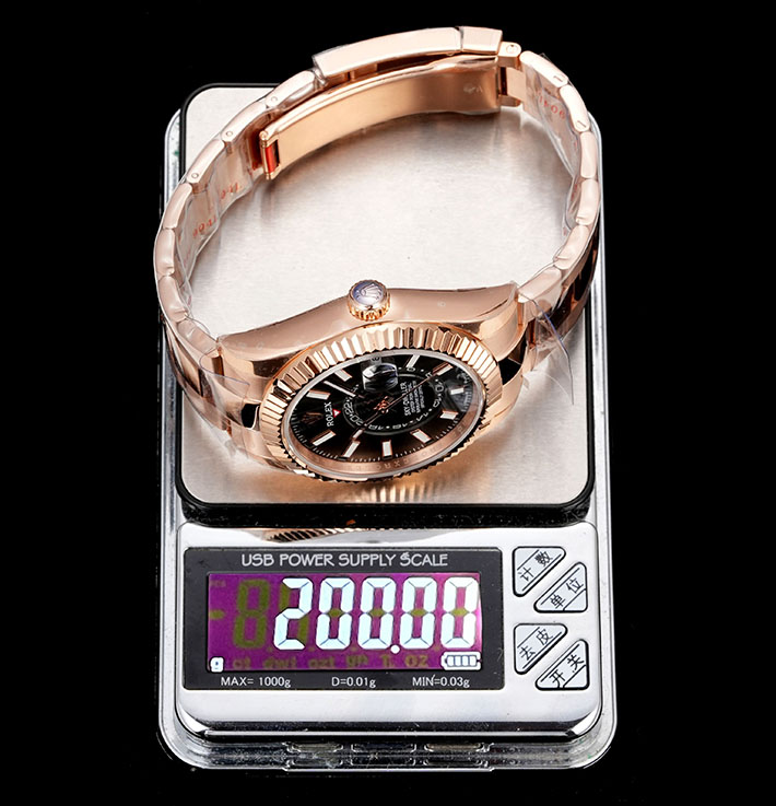最高級ロレックススーパーコピー ROLEX スカイドゥエラー エバーローズゴールド ブライトブラック 2630156 ロレックス 新品 安い モデル - 画像 (4)
