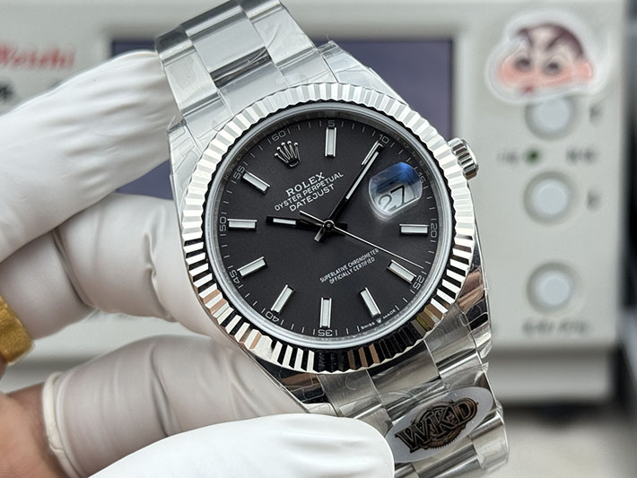 最高級ロレックススーパーコピー ROLEX デイトジャスト 41 ダークロジウム オイスターブレスレット Ref.126334 ロレックス デイトジャスト 41 - 画像 (8)