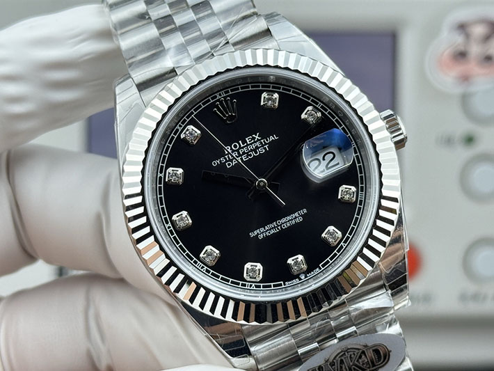 最高級ロレックススーパーコピー ROLEX デイトジャスト41 126334 ジュビリーブレス メンズ 腕時計 ブラック 2630192 ロレックス スーパーコピー腕時計 - 画像 (6)