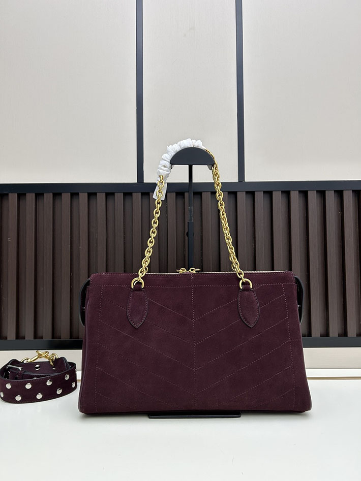 ヴァレンティノ バッグ 人気 VALENTINO ガラヴァーニ パンテア シェブロンパターン ナッパレザー ボルドー 2629209 ヴァレンティノ バッグ 昔 - 画像 (8)