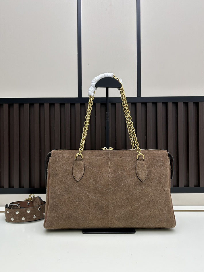 ヴァレンティノ バッグ 人気 VALENTINO ガラヴァーニ パンテア シェブロンパターン ナッパレザー ブラウン 2629210 ヴァレンティノ バッグ セール - 画像 (8)