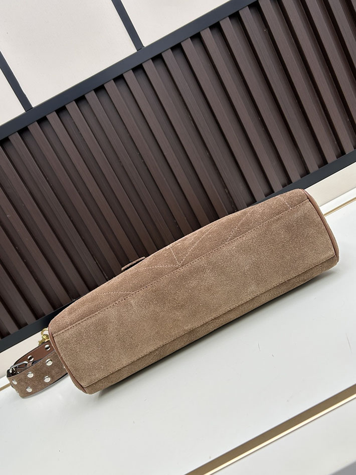 ヴァレンティノ バッグ 人気 VALENTINO ガラヴァーニ パンテア シェブロンパターン ナッパレザー ブラウン 2629210 ヴァレンティノ バッグ セール - 画像 (4)