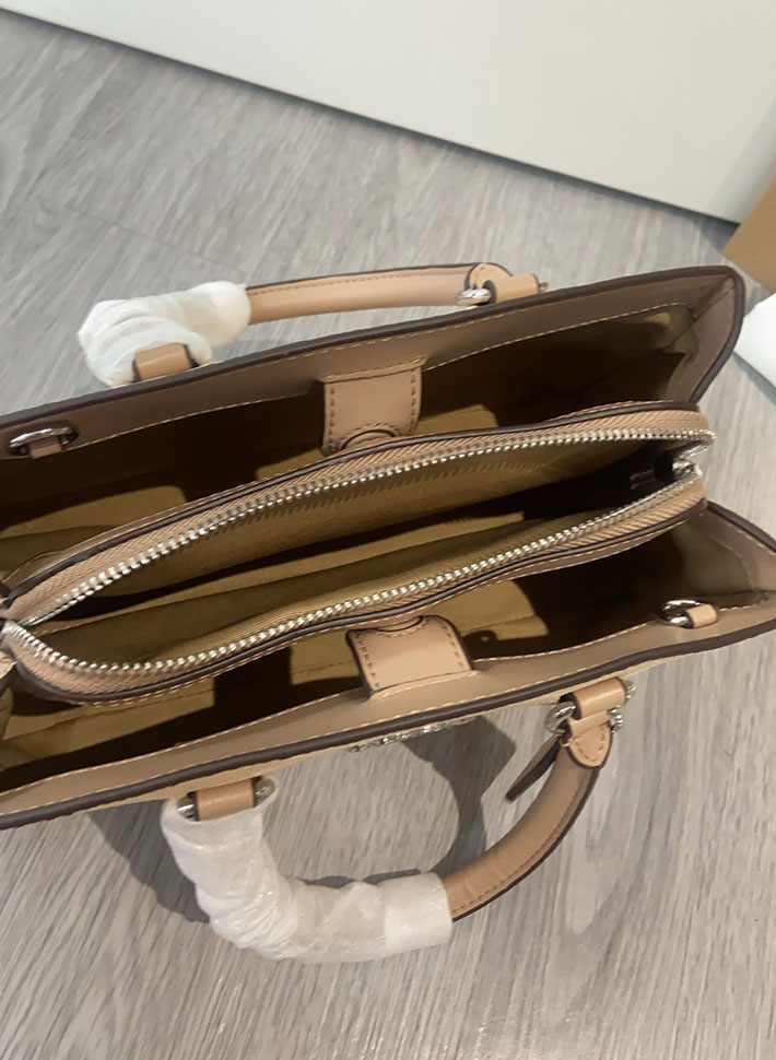 最高級コーチスーパーコピー COACH サバンナ スモール キャリーオール バッグ CAL53 サンド/トープ 2630226 コーチ バッグ アウトレット - 画像 (3)