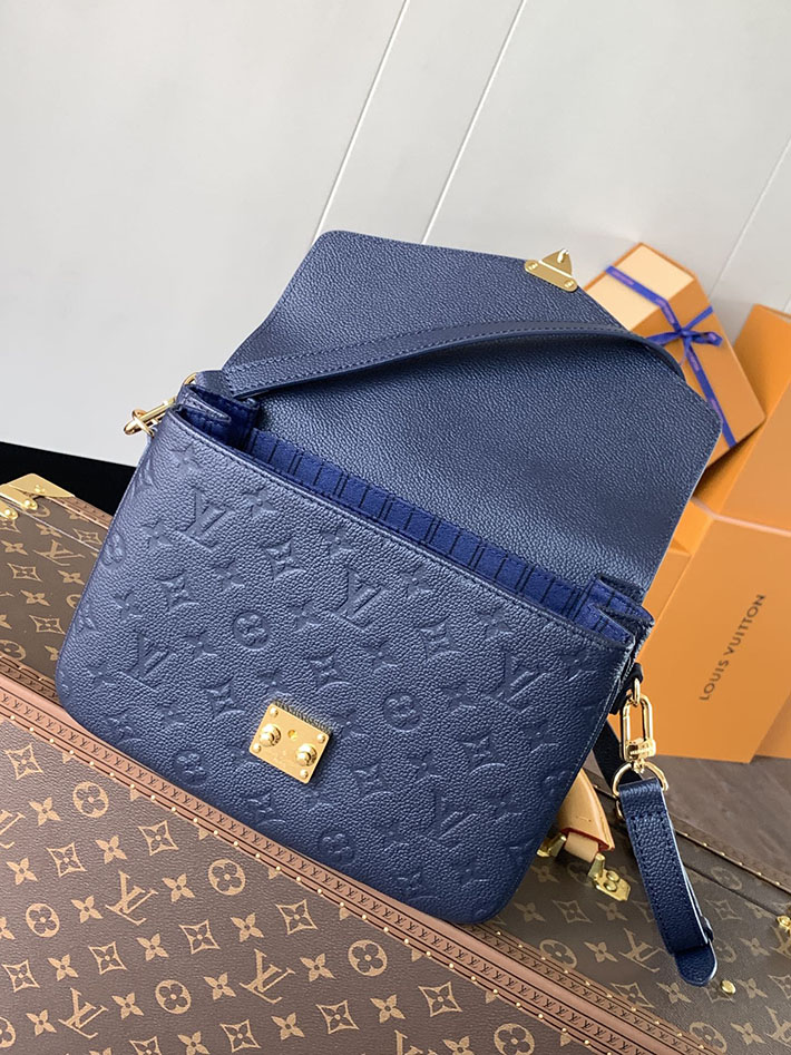 ルイヴィトン販売店舗 ショルダーバッグ Louis Vuitton ポシェット・メティス MM ネイビー M46613 ルイヴィトン 斜めがけ レディース - 画像 (4)