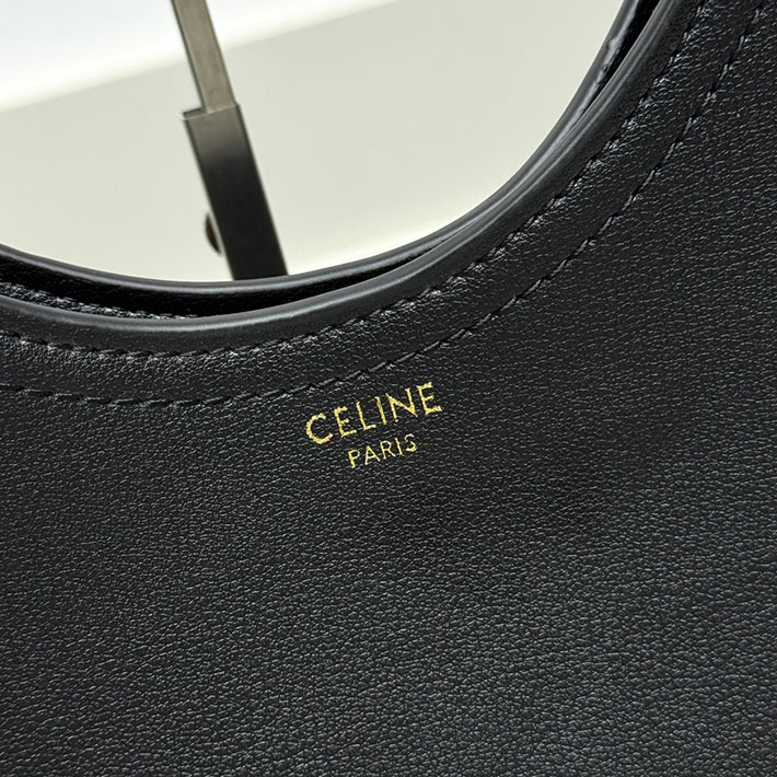 セリーヌ バッグ 人気 ランキング CELINE 25新作 MEO ショルダーバッグ サプルカーフスキン ブラック 2630265 セリーヌ バッグ ショルダー - 画像 (8)