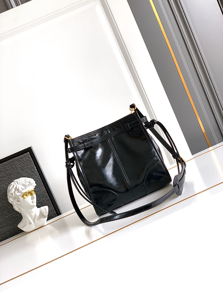 プラダ バッグ レディース PRADA ボニー レザー 三角ロゴ ミニ ショルダーバッグ ブラック 1BH229_2CYR_F0002 プラダ バッグ人気ランキング - 画像 (8)