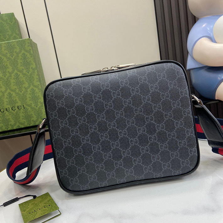 グッチ直営アウトレット店 GUCCI メンズ GG ブラック スモール クロスボディバッグ 795479 FADJA 1042 グッチ バッグ メンズ 人気 - 画像 (5)