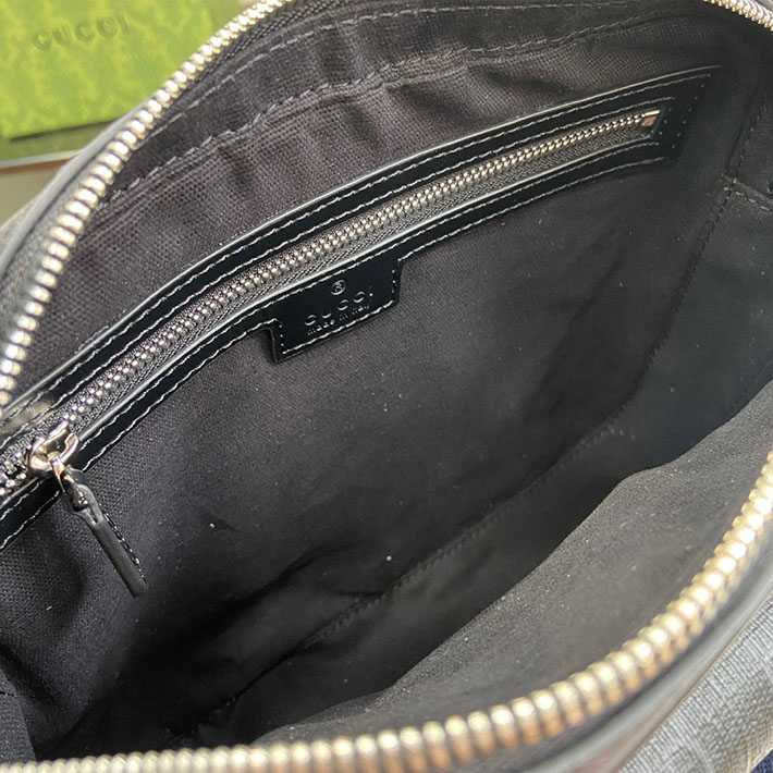 グッチ直営アウトレット店 GUCCI メンズ GG ブラック スモール クロスボディバッグ 795479 FADJA 1042 グッチ バッグ メンズ 人気 - 画像 (2)