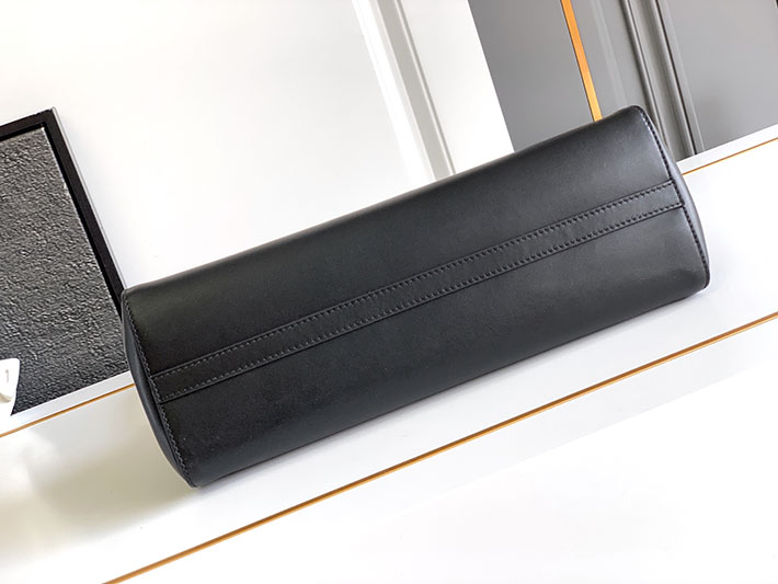 プラダ バッグ レディース PRADA アンシェネ ミディアム レザーバッグ ブラック 1BC262_2HIA_F0002_V_COO プラダ バッグ人気ランキング - 画像 (7)