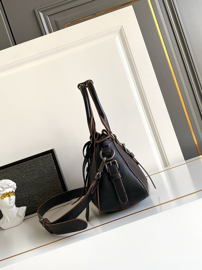 プラダ バッグ レディース PRADA ロゴ ラージ レザー トートバッグ ブラック 1BG604_2HIK_F0002_V_OOO プラダ トートバッグ 人気 - 画像 (9)