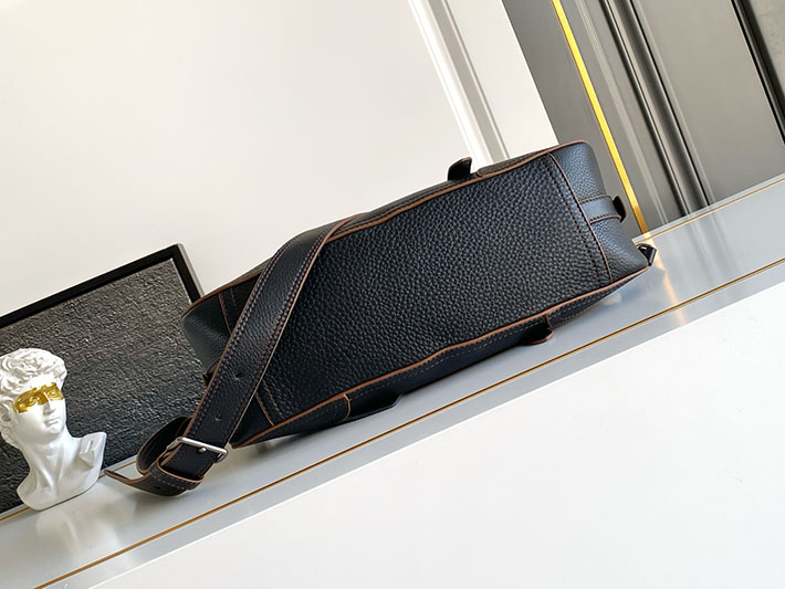 プラダ バッグ レディース PRADA ロゴ ラージ レザー トートバッグ ブラック 1BG604_2HIK_F0002_V_OOO プラダ トートバッグ 人気 - 画像 (7)