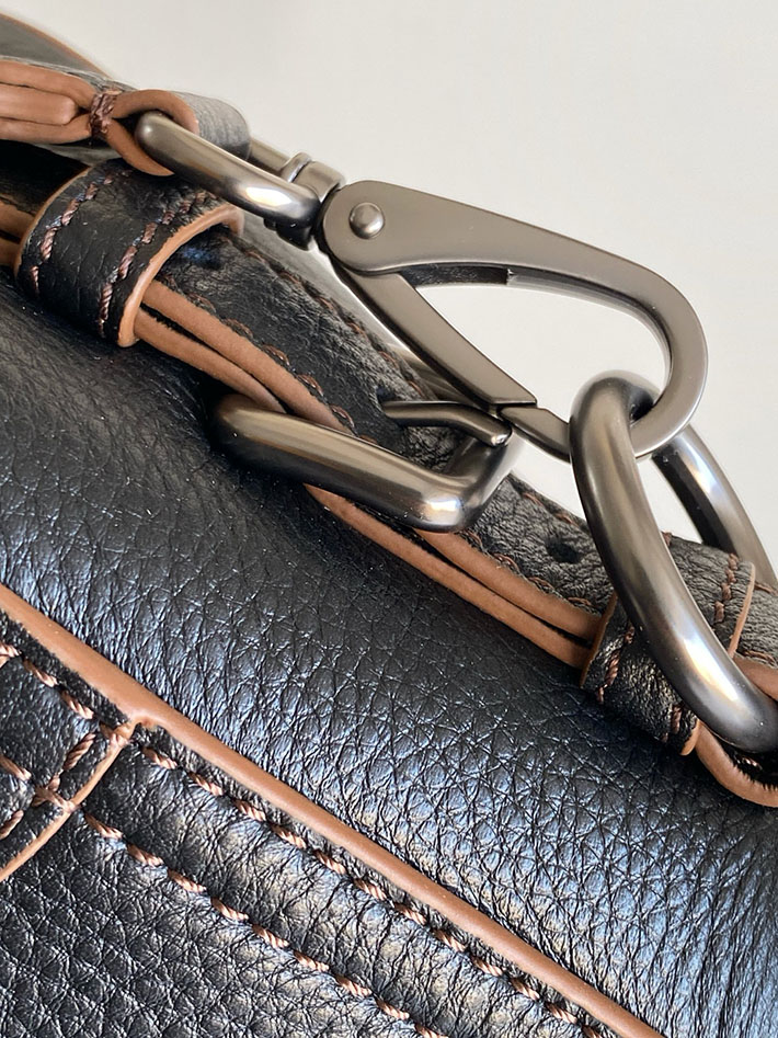 プラダ バッグ レディース PRADA ロゴ ラージ レザー トートバッグ ブラック 1BG604_2HIK_F0002_V_OOO プラダ トートバッグ 人気 - 画像 (4)