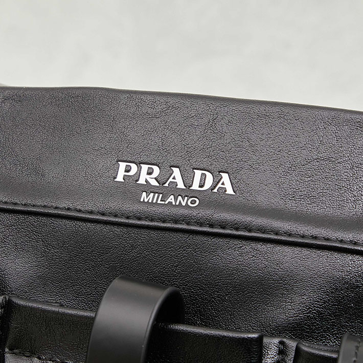 最高級プラダスーパーコピー PRADA ルート ラージ レザー トートバッグ ブラック 1BG644_2G6F_F0002 プラダ トートバッグ 大きめ - 画像 (6)